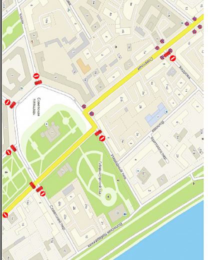 Ярославль советская площадь на карте. Ярославль движение транспорта. Ограничение движения транспортных средств Ярославль 9 мая. Движение автотранспорта 1 мая Ростов Ярославский. Остановка Запольная.