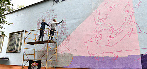 К Дню города шесть зданий в Ярославле украсят граффити