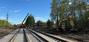 В Ярославле уложили первые 600 метров трамвайных путей 
