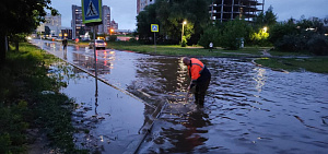 В Ярославле устранили последствия вчерашнего затопления