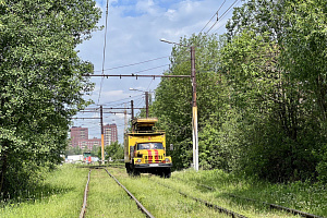 Начали демонтировать трамвайные пути на новом участке в Дзержинском районе Ярославля