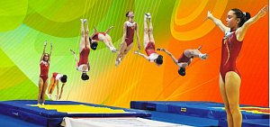В Ярославле начались соревнования по прыжкам на батуте 